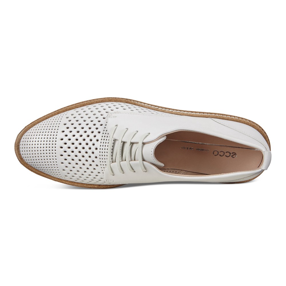 Zapatos De Vestir Mujer - ECCO Incise Tailoreds - Blancos - DXP301596